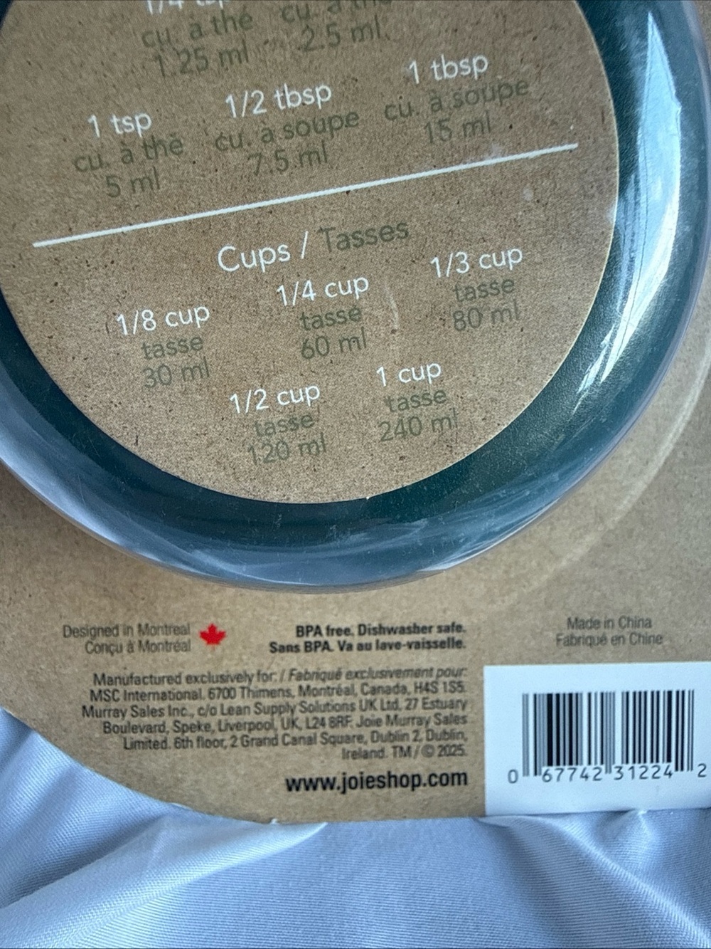 Joie 10pc Avocado Measuring Set, BPA Free, Dishwasher Safe New - Picture 5 of 7
